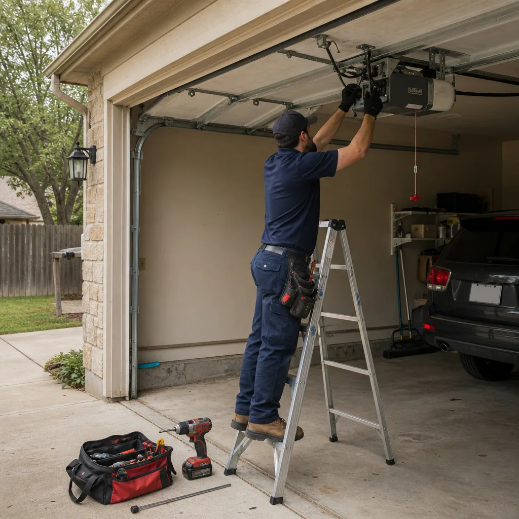 Garage Door Installation in Double Oak